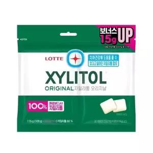 롯데 자일리톨 오리지날 트윈리필 115gx12개(반박스)