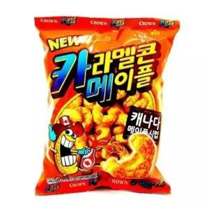 크라운 카라멜콘과 메이플 74gx16개