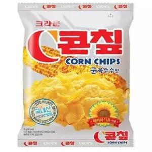 크라운 콘칩 군옥수수 70gx8개(반박스)