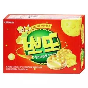 크라운 뽀또 치즈타르트(중) 161gx12개
