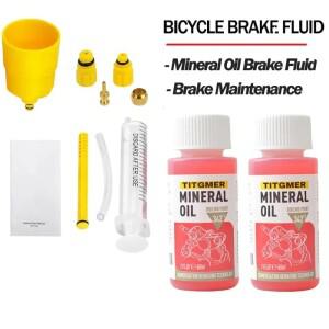 shimano 호환 27Rd 자전거 유압  브레이크 유체 핫 미네랄 오일 시스템 60Ml 사이클링 산악