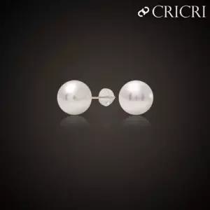 [룽스_62]14K 크리스탈 진주귀걸이 진주 제작 귀걸이 10mm