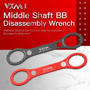 VXM MTB 자전거 축 도구 분리 BB44-46 렌치 센터록 브레이크 로터 사이클링 부품 수리로 허브 잠금 변환