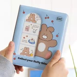 로마네 포카 바인더 L 플러피버니 콜렉트북 인생 네컷앨범 띠부 띠부씰앨범 포토카드바인더 콜북 4컷
