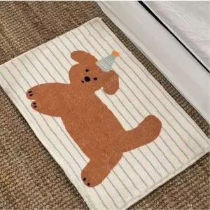 강아지 꼬깔 미니 러그 발매트 주방 침실 부드러운 화장실 WFLRBEW