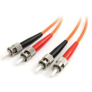STARTECH COM 2M 광섬유 케이블 멀티 FIBSTST2 듀플렉스 ST 125 섬유 OM1 오렌지 패치 TO 62 모드 ST