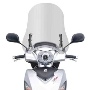 하우주스즈키 VF100 윈드실드 방풍 스테인레스 투명 스틸 윈드스크린 35CM 스탠드
