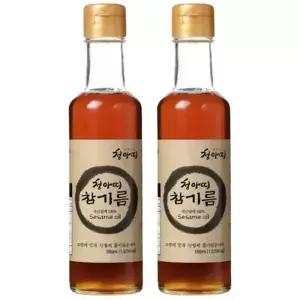 커클랜드 시그니춰 청아띠 국내산 참기름180ml X 2