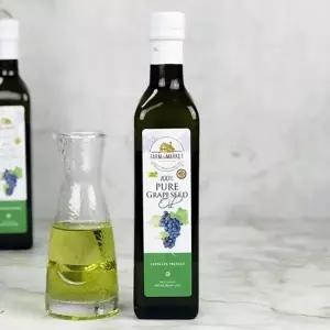 팜투마켓 압착 포도씨유 500ml 압착유 비정제포도씨유 포도씨오일 아기 식용유 소소한선물 친구 집들이선물