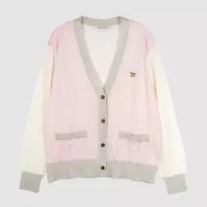 메종키츠네 가디건 MW00505KT1036P603 PALE PINK DOM
