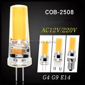 LED G4 G9 E14 램프 전구 AC/DC 디밍 12V 220V 3W 6W 9W 12W COB SMD 조명 할로겐 스포트라이트 샹들리에