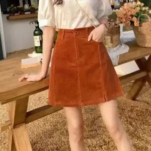 [하프클럽/]코듀로이 여성스커트 A라인 미니 치마