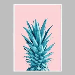 슬림 인테리어액자 Pineapple Pink 07 A2사이즈 그림액자
