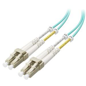 CABLE MATTERS 40GB OFNP 플레넘 정격 광섬유 1M 50 OM3 쇼트 케이블 LC 듀플렉스 멀티모드 케이블 TO 3피트 125