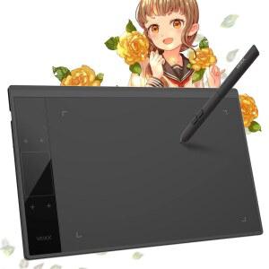 VEIKK A30 드로잉 태블릿 25 15 배터리 6인치 디지털 패드 이상적 스타일러스 터치 호환 2CM 1개 그래픽 8192 4개 안드로이드 10 레벨 윈도우 리눅스와 아트에 프리