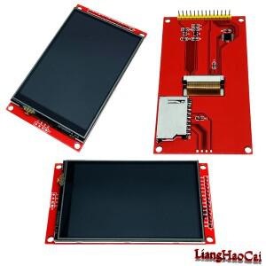 IPS SPI 모듈 3.5인치 TFT LCD 컬러 디스플레이 화면(저항식 터치 패널 포함) ILI9488 드라이브 IC 컨트롤