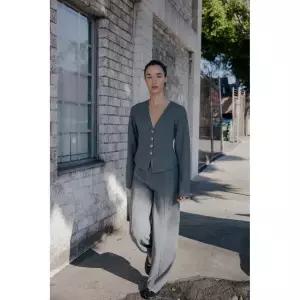 ZARA 소프트 터치 PALAZZO 팬츠 - 미드 그레이 5039223809