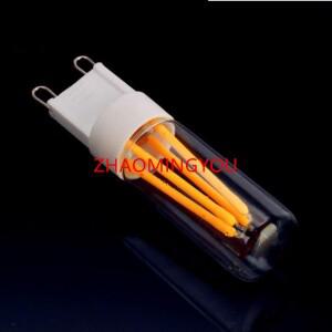 1PCS LED 램프 G9 2W 4W 디 밍이 가능한 필 라 멘 트 전구 220V 크리스탈 샹들리에 빛 할로겐 조명 교체