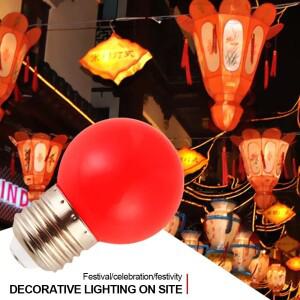 110V 220V E27 컬러 LED 전구 3W 무대 쇼 램프 크리스마스 휴일 홈 장식 조명