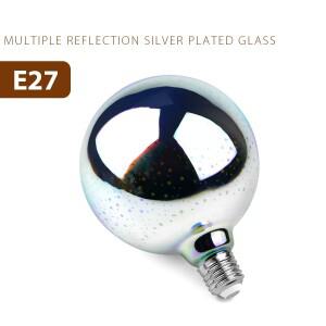 3D 불꽃 놀이 효과 빈티지 LED 백열 전구 레트로 에디슨 램프 E27 AC110V-220V 휴일 장식 G80 G125