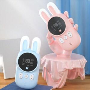라디오 무전기 송수신기 야외 아동 토끼 휴대용 헬드 워키 토키 핸드 인터폰 모양