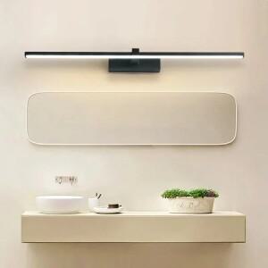 DINDALLED 현대 벽 Sconce LED 욕실 거울 조명, 세면대 침실, 알루미늄 홈 장식 라인 램프 광택 고정 장치
