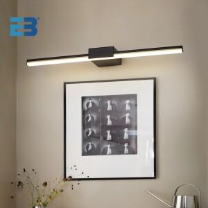 Led 벽 램프 욕실 세면대 조명 40cm 55cm AC85 - 265V 실내 현대 Sconces 거울 블랙 화이트