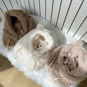 곰돌이 마스크 양털 후드 넥워머 이쁜 여성 방한용품