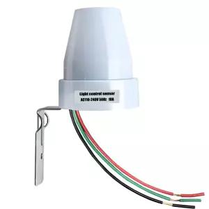 메스클리우 광전지 광센서 10A AC110-240V 황혼에서 새벽까지 야외 광전 조명 제어 스위치 자동 감지