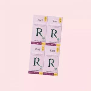 Rael 4팩 유기농 순면 탐폰 레귤러 슈퍼 세트 4605292