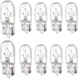 조코모 10 PCS T10 할로겐 전구 대시보드 계기등 사이드 라이트 교체 대부분의 차량에 사용 가능 화이트