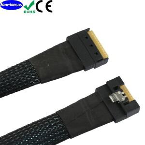 LONRIONSAS # 올인클루시브 안티 오블리크 삽입 SFF-8654, 8i 74 핀-PCI-E 울트라포트 슬림 라인 4.0 케이