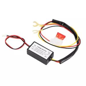 DRL 스위치 자동 LED 주간 주행등 컨트롤러 디머 ONOFF 검은색