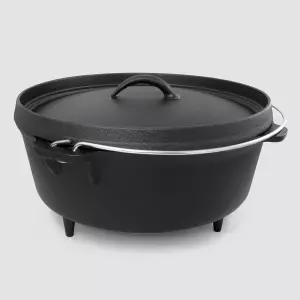 손잡이 및 다리 받침대가 있는 6Qt 네덜란드 오븐