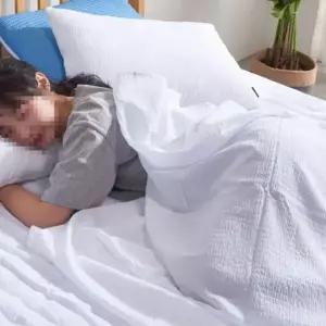 ( )화이트 150x200 싱글 여름 냉감이불 쿨이불 시원한 홑겹 얇은 이불 홑이불 냉장고