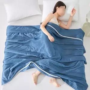 딥블루아이스실크 냉감이불 여름이불 통기성 얇은이불