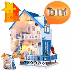 인형의집 DIY 돌하우스 미니어처 러브산토리니 미니어쳐