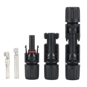 태양광 PV 커넥터 Y/T 유형 30A 1000V 3 4 5 6 PV/MC 케이블용 7 웨이 분기 키트 2.5/4/6mm² 배터리 모듈