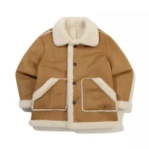 코닥 브라우니 스웨이드 롱 자켓 BEIGE K5422LFJ95BEI