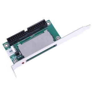 CF 컴팩트 플래시 카드-3.5 IDE 변환기 어댑터, PCI 브래킷 후면 패널, 40 핀