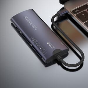 Usb 고속 Ms 다기능 Cf 카드 리더기, Sd 알루미늄 합금 Tf 컴퓨터 6-in-one Xd