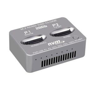 NVME SSD 도크 AHCI 복제기 클로너 하드 드라이브 리눅스용 모바일 USB3 도킹 베이 USB 스테이션 윈도우 듀얼 클론 오프라인 20G TO