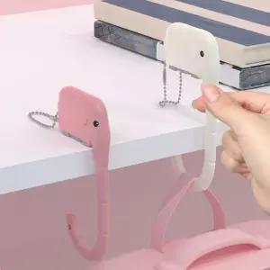 간편 휴대용 코끼리 가방걸이 책상 테이블 가방거치대