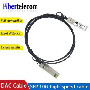 10G SFP 직접 연결 패시브 구리 케이블 DAC 0.5-10M Cisco Huawei MikroTik 스위치용
