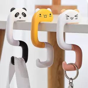무타공 휴대용 캐릭터 가방걸이 가방거치대 가방고리