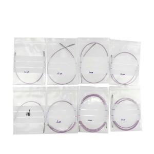 4Pcs/8Pcs 교환 가능한 원형 뜨개질 바늘 연결 라인 금속 커넥터 16/20/25/30/40/60/80/100cm 플러그 세트