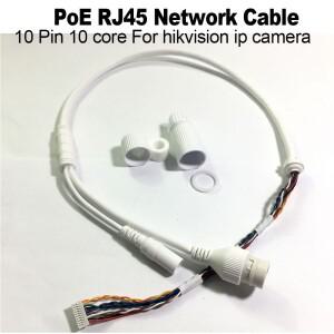 hikvision ip 기를 위한 이더네트 Lan 케이블 PoE RJ45 네트워크 10 핀 핵심