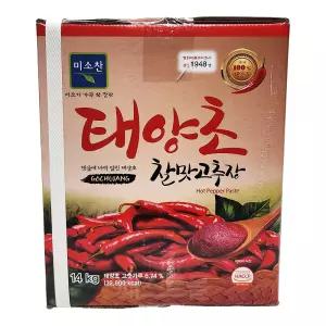 미소찬 태양초 찰맛고추장 14kg
