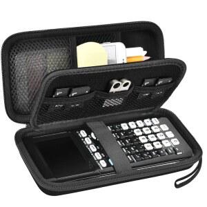 TEXAS INSTRUMENTS TI 84 PLUS CE 적합 블랙 위한 TI 대용량 카시오 계산기 계산기용 기타 케이블 케이스 그래핑 컬러 FX 9750GII에도 83 플러스 액세서리를