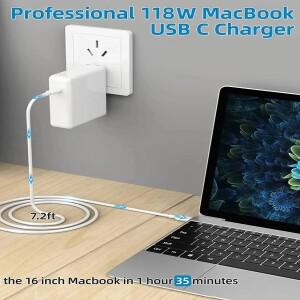 MacBook Pro 16/15/14/13인치 및 iPad Pro(2021-2018)용 140W USB-C 전원 어댑터: 2M 데이터 케이블이 포